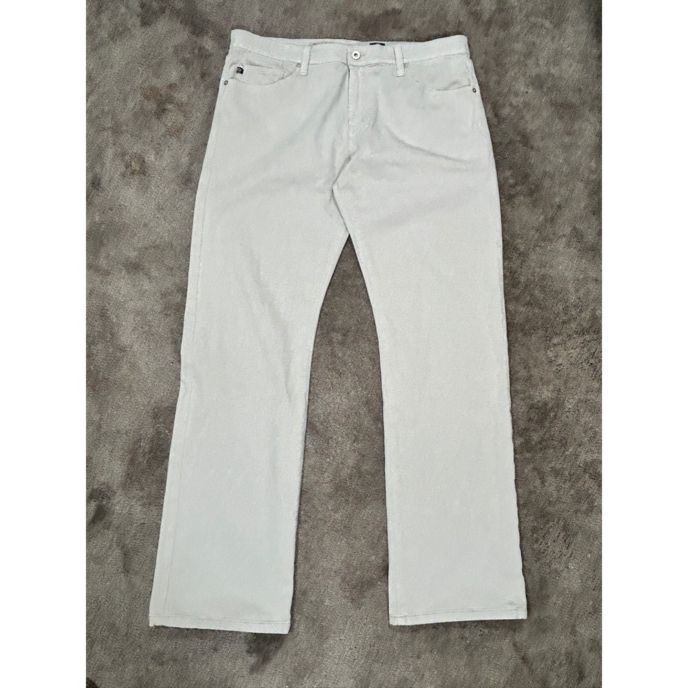 AG Adriano Goldschmied The Graduate Style Jeans Men 38x34 Grey Tailored Leg Pant